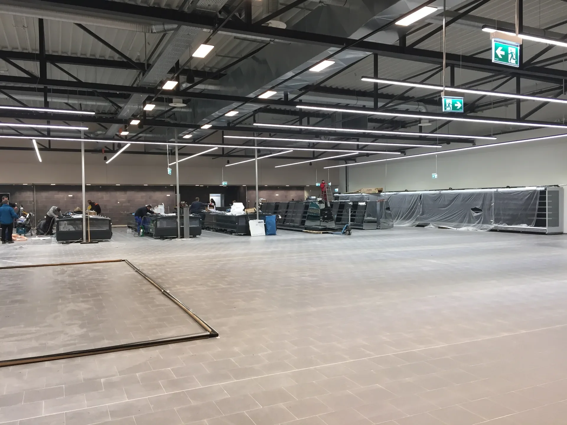 Elektroinstalace výrobní haly