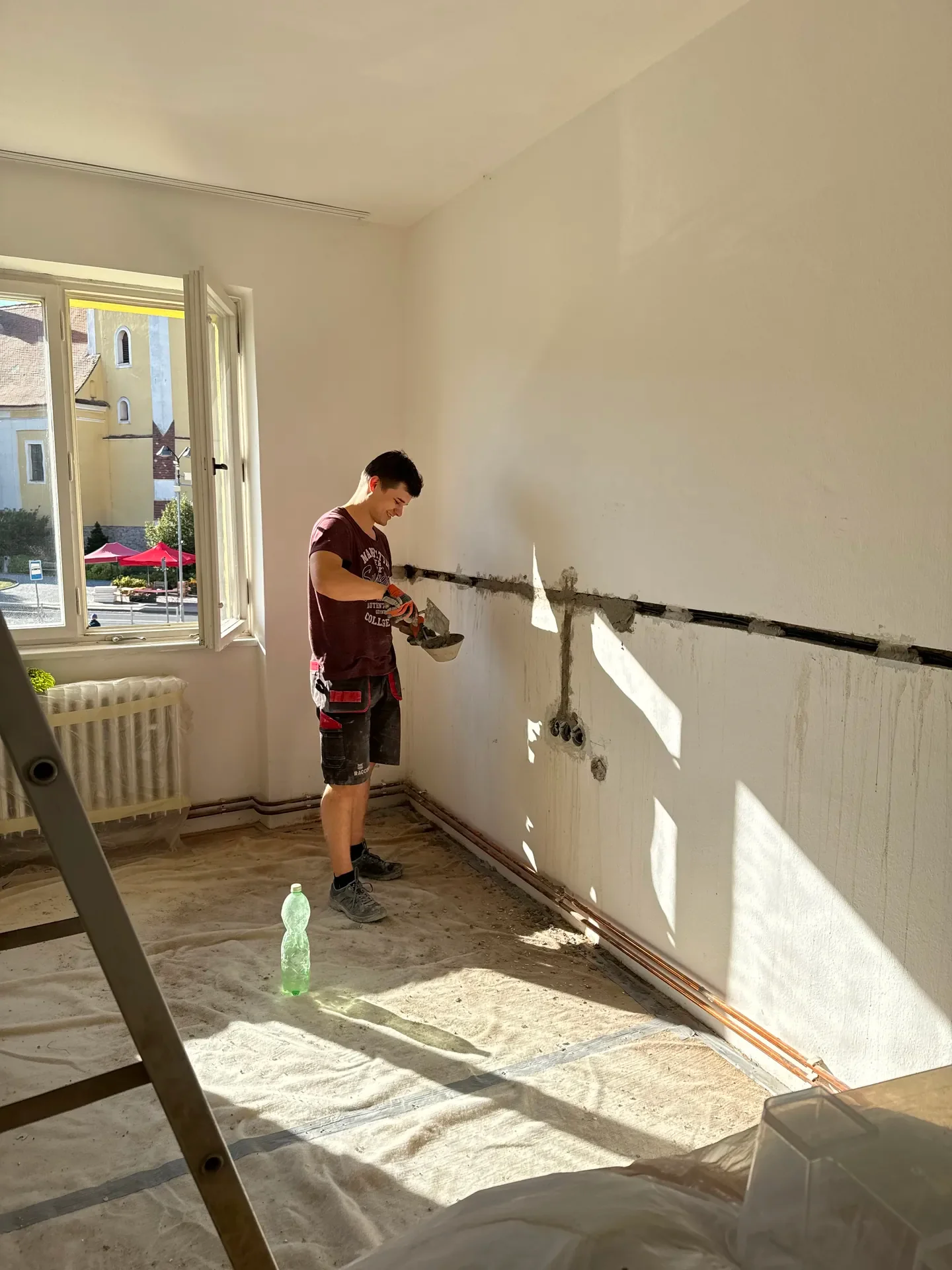 Kabeláž nových okruhů v bytě